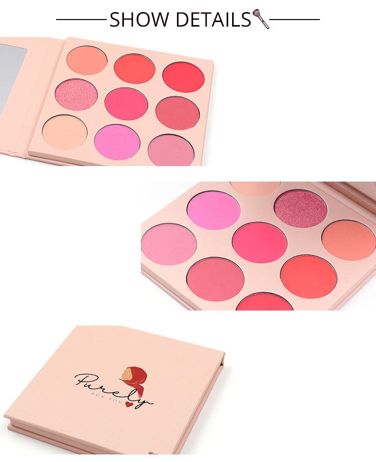blush with highlighter